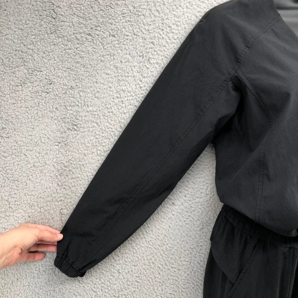 Lululemon Dynamic Days Jumpsuit Black Womens 4 Active Athleisure Stretch Comfort